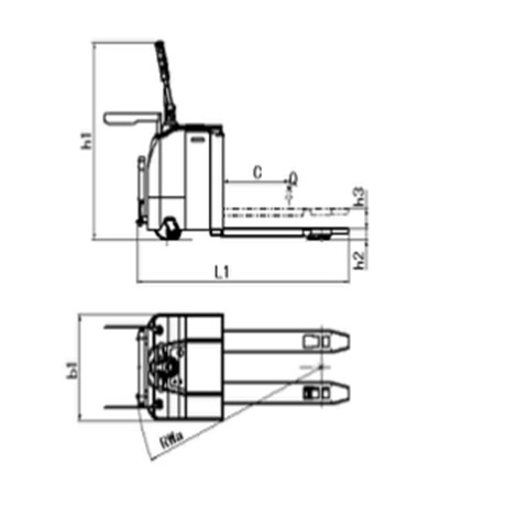 全電動(dòng)搬運(yùn)車(chē)(帶側(cè)扶手)