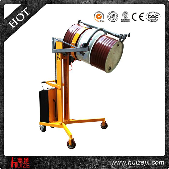 半電動(dòng)油桶車（直角腿，夾鐵桶翻轉(zhuǎn)）