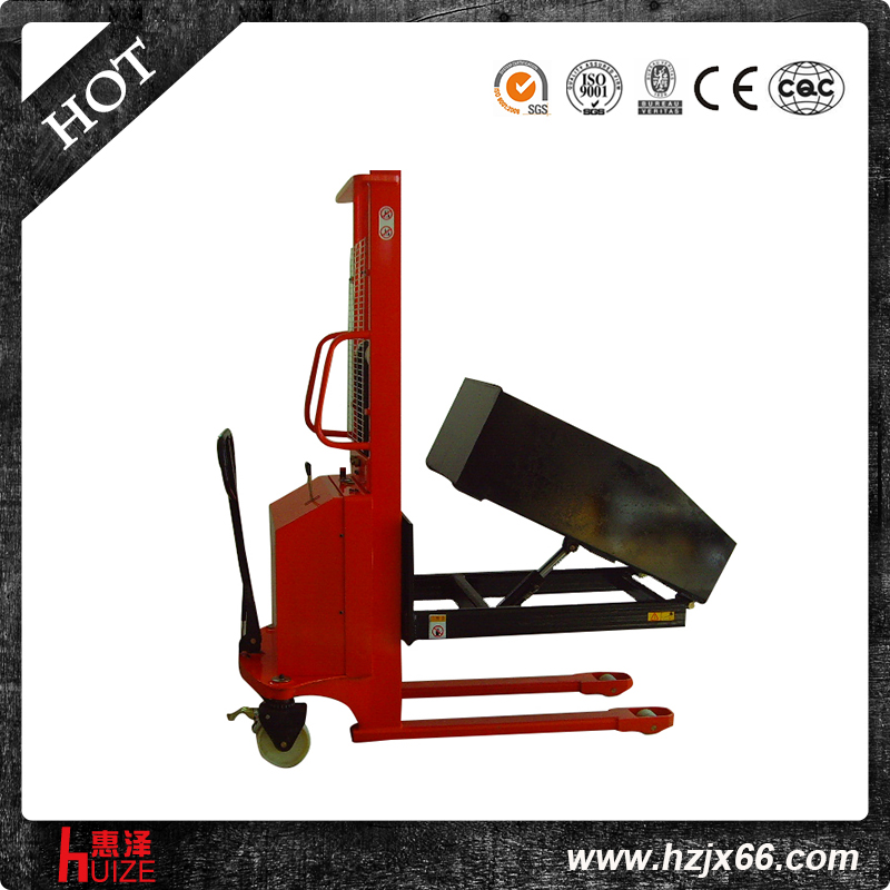 可傾斜倒料半電動(dòng)堆高車(chē) 可傾斜倒料半電動(dòng)堆高車(chē)